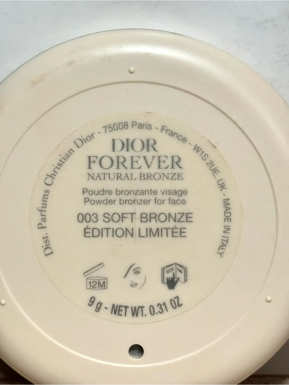 Christian Dior bronzer 003 soft bronze